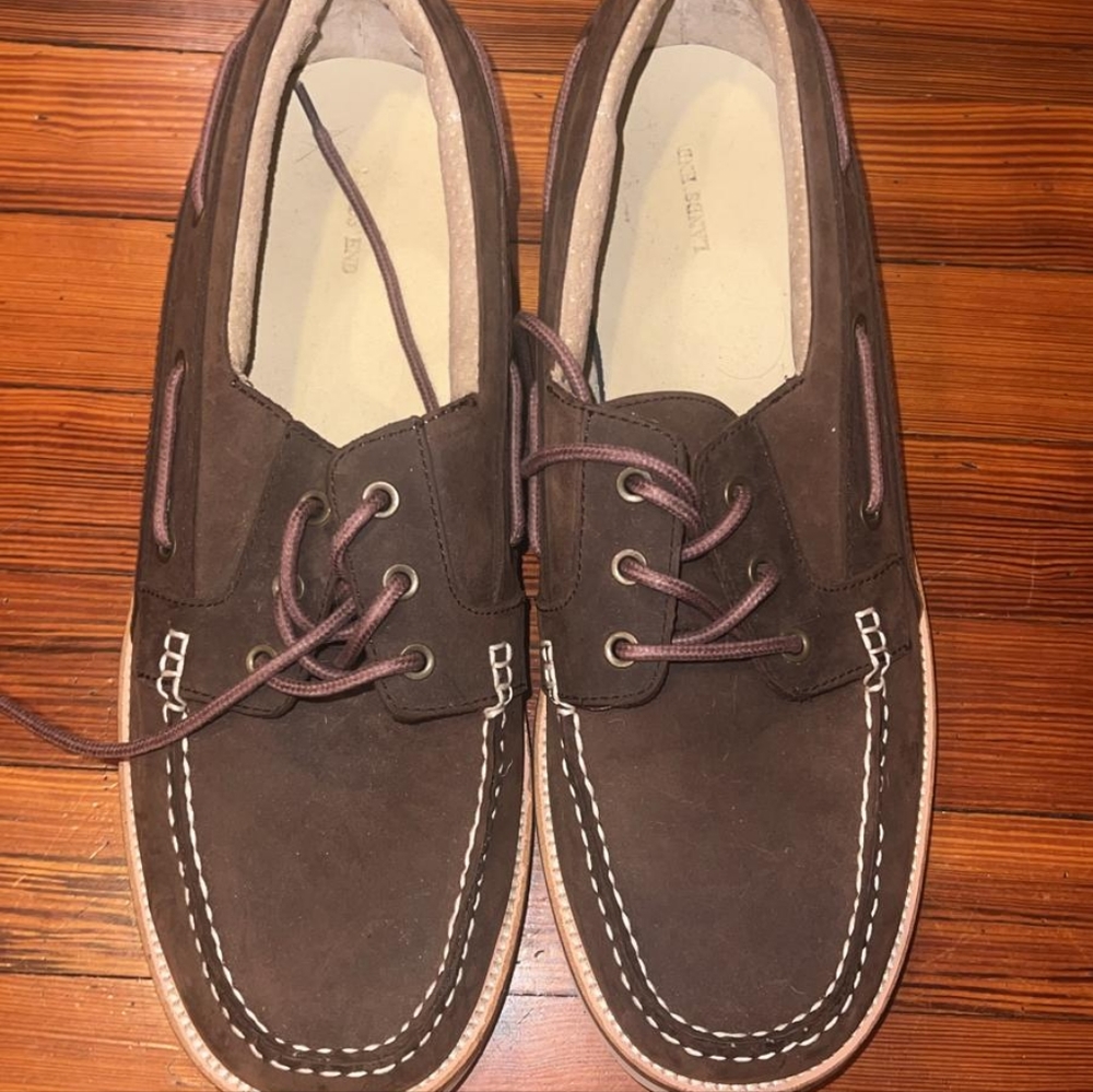 Lands End boat shoes